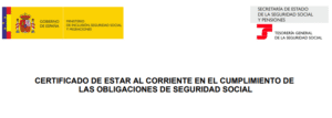 Certificado de estar al corriente con la Seguridad Social